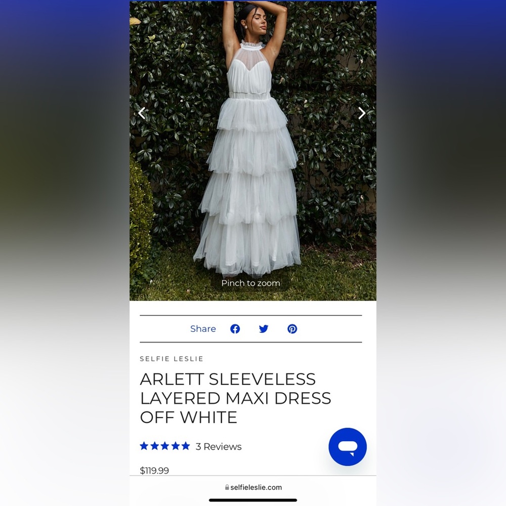 ARLETT SLEEVELESS LAYERED MAXI DRESS OFF WHITE
